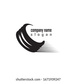 Tire vector icon illustration design template
