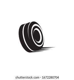 Tire vector icon illustration design template
