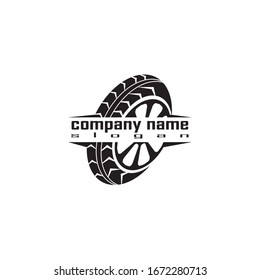 Tire vector icon illustration design template
