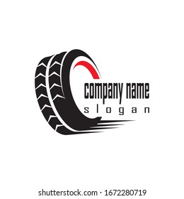 Tire vector icon illustration design template
