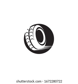 Tire vector icon illustration design template
