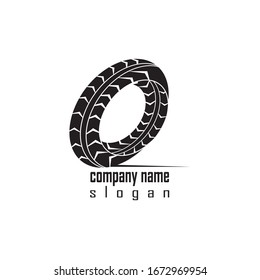 Tire vector icon illustration design template
