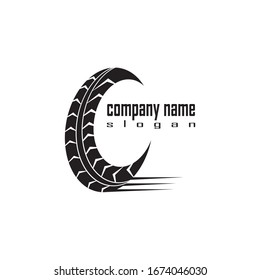 Tire vector icon illustration design template
