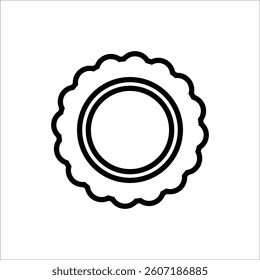 tire vector icon line template