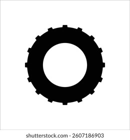 tire vector icon line template