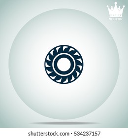 Tire  vector illustration.