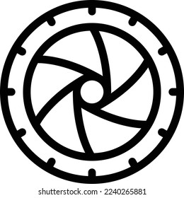 tire Vector illustration on a transparent background. Premium quality symmbols. Thin line vector icons for concept and graphic design.