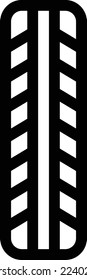 tire Vector illustration on a transparent background. Premium quality symmbols. Thin line vector icons for concept and graphic design. 
