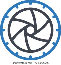 tire Vector illustration on a transparent background. Premium quality symmbols. Thin line vector icons for concept and graphic design.