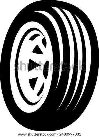 tire wheel design vector art