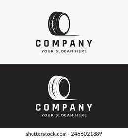 Diseño de logo de llantas o ruedas con ideas creativas. Logotipo para tiendas de neumáticos, talleres y empresas.
