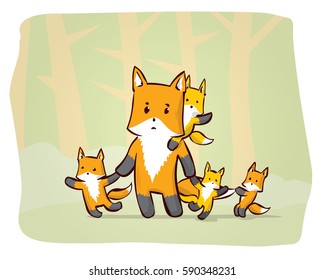 Dad fox
