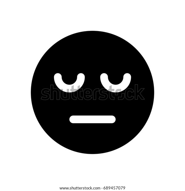 Tired Emoji Stock Vector (Royalty Free) 689457079 | Shutterstock