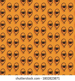 tired eyes pattern background template vector