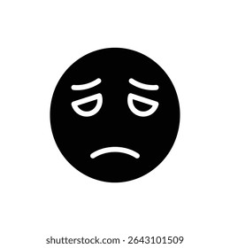 Tired Face with Dark Under-Eye Circles and Fatigue Expression