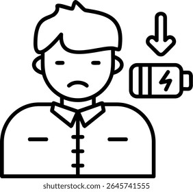 Tired Filled Style Icon Design