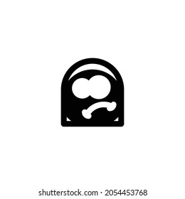 Tired Icon Isolated On White Background