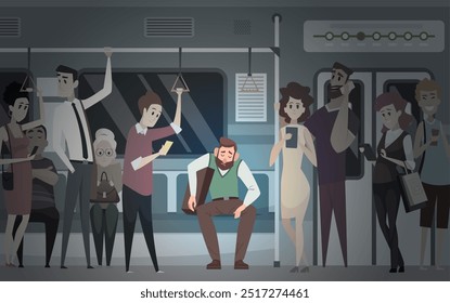 Pessoas cansadas. Gerente de baixa energia ou personagem preguiçoso dormindo relaxando pose exata vetor desenho animado de fundo ilustração