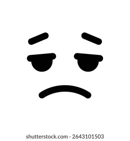 Cansado Smirk com Olhos Preguiçosos e Expressão Relaxada Sonolenta