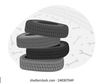 Cartoon Tire - Pikbest has 260 cartoon tire design images templates for ...