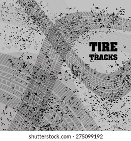 Tires design over gray background, vector illustration.