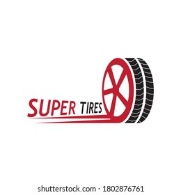 Tires icon and symbol vector template illustration