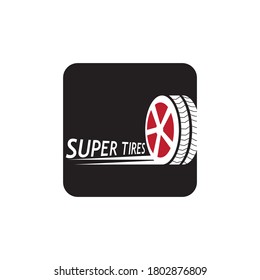 Tires icon and symbol vector template illustration