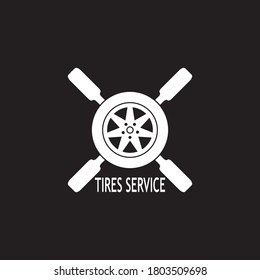 Tires icon and symbol vector template illustration