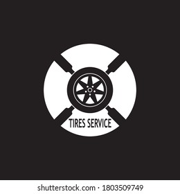 Tires icon and symbol vector template illustration