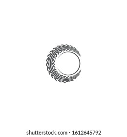 Tires illustration logo vector template