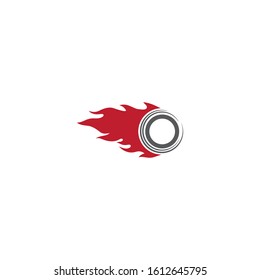Tires illustration logo vector template
