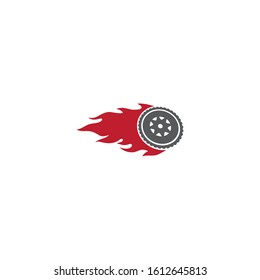 Tires illustration logo vector template