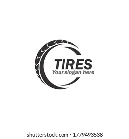 Tires logo illustration vector design