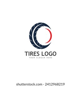 tires logo illustration vector design icon