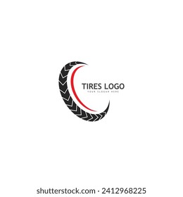 Reifenlogo, Vektordesign-Symbol