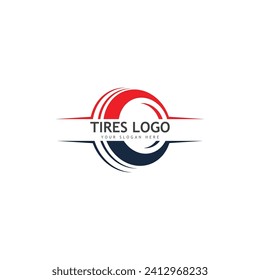 icono de diseño vectorial de la ilustración del logotipo de neumáticos