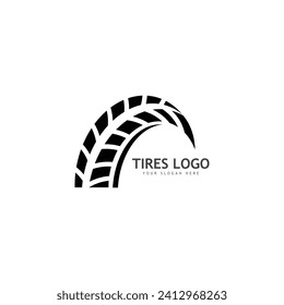 tires logo illustration vector design icon