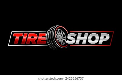 tires logo, tire shop, tires logo brand