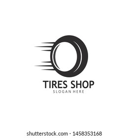 Tires logo vector icon design 