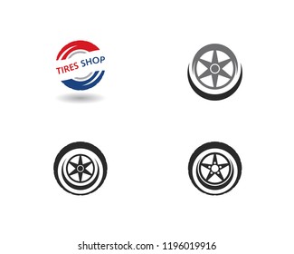 Tires logo vector template