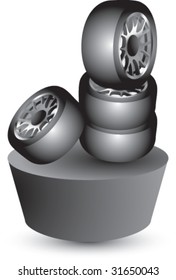 tires on pavement