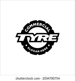tires shop logo design template