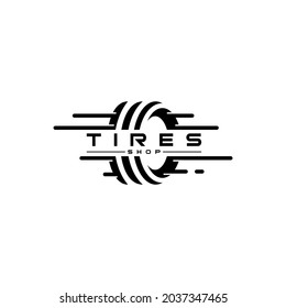 Tires Shop Logo Design Template Stock Vector (Royalty Free) 2034700775