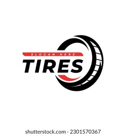 tires shop logo design template