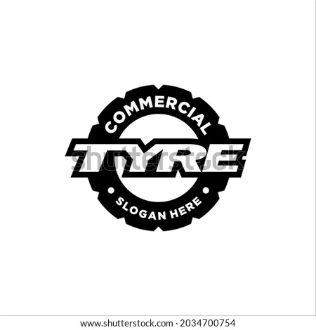 tires shop logo design template