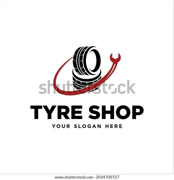 tires shop logo design
template