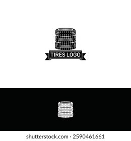 Tires vector logo design template