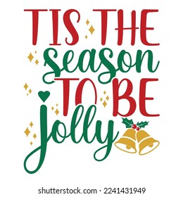Tis The Season To Be Jolly Christmas Tree Winter Forest Leopard Tree Vector Holiday Card Porch Sign