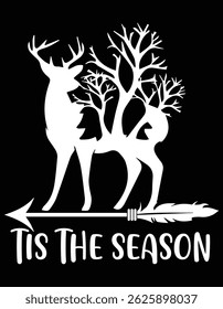 Tis the Season Funny Deer Bow Hunting