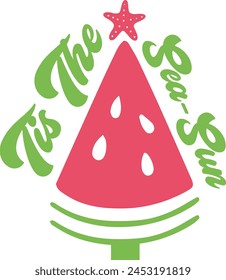 Tis the sea-sun tropical design
